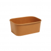 1000ml Rectangular Kraft Bowl