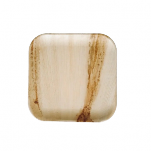 10″ (25 cm) Compostable Palm Leaf Square Plates