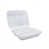 3-COMPARTMENT-1 9 x 9" - Bagasse Meal Box 3 Compartment
