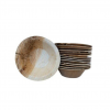 5" (12 cm) Round Palm Leaf Dessert Bowls