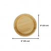 8" (20 cm) Deep Round Palm Leaf Plates | Eco Disposable Plates UK