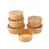 1000ml (32oz) Round Kraft Paper Bowls