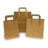 S.O.S Kraft Large Bags with Flat Handles